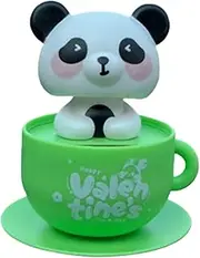 for Car, Dashboard Decor, Solar-Powered Shaking Head Animal Doll Ornament Cute for Desktop Interior Women Men Home