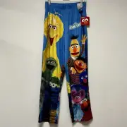 Sesame Street Lounge Pants Medium Big Bird Cookie Monster Bert & Ernie Elmo