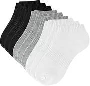[Habselikob] 9/10 Pairs Trainer Socks Women's No Show Socks Low Cut Socks Sports Socks Men's Short Cotton Socks for Running