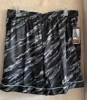 AND1 Men's Shorts Offense Basketball New Size XL Inseam 8 Pull On Stretch Light