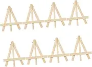 SMASOLO 8pcs Tripod Artboard Holder Organizer Show Embroidery Multiple Drawing for Craft Decorative Display Large Painting Rack Photo Frame Racks Wooden