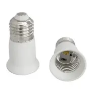 E26 to E27 Light Socket Extender 2PCS 66mm E26 to E27 Lamp Bulb Extension Scr...