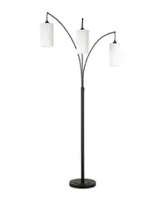 Abraham + Ivy Aspen 3 Light Blackened Bronze Floor Lamp