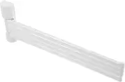 Holibanna Wall Mounted Towel Rack with Rotation Stainless Steel Towel Holder for Bathroom Lightweight Suction Cup Installation Durable Bar Design for Efficient Drying