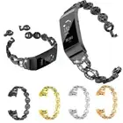 Replacement For Fitbit Charge5 Sparkle Stainless Steel Band Bracelet Watch Strap