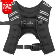 Adjustable Weighted Training Vest for Fitness Workout Running Strength Training