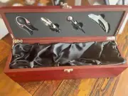 Custom Laser Engraved Wine Box Gift Set-Personalized-Gift-Wedding-Anniversary