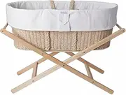 Bebelicious Moses Basket Set Mattress Folding Stand Basket Liner Sheets Bassinet Stripe