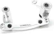 Treal Steering Assembly (Bellcrank Servo Horn Linkage) Aluminum 7075 for 1:8 Arrma Kraton 6S (Silver)