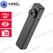 Mini Button Camera Video Recorder Compact Lightweight Wearable 1080p Spy Hidden