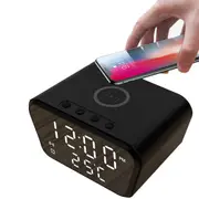 15W Fast Wireless Charging LED Digital Alarm Clock