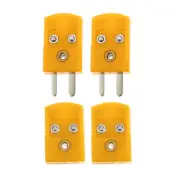 4 Pcs Thermocouple Connector Junction K-type Adaptor Plug