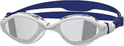 Zoggs Tiger Adult Swimming Goggles, UV protection swim goggles, Quick Adjust Comfort Goggle Straps, Fog Free Swim Goggle Lenses