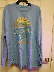 LOOT CRATE FALLOUT GRAPHIC LS T SHIRT SANCTUARY HILLS SZ XL CLR BLUE BNNW