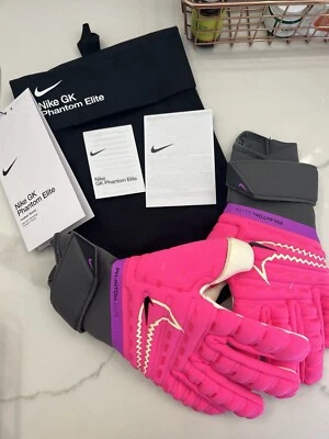 Nike Phantom Elite ACC GK Goalkeeper Gloves Hyper Pink CN6724 639 Size 6