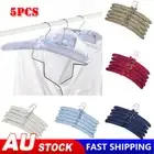 5PCS Soft Padded Cushion Dresses Coat Hook Closet Cloth Hangers Hanger None Slip