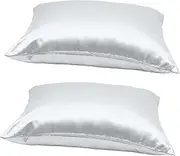 TOGEVAL Skin-Friendly Pillowcase Set 2 Pack Polyester Pillow Covers Decorative Pillowcase for Bedding