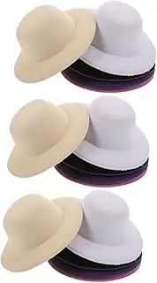 [Holibanna] Top Hat The Hat Mini Clips for Hair Small Decor Accessory Decorative Hat Small Hat Tiny Hats for Crafts Creative Hat Ornament Doll Hat Doll House Hat Props Eva