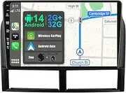 Android 12 IPS Car Stereo For Jeep Grand Cherokee WJ (1998-2004) - Built-in Carplay + Android Auto - 2G+32G - Rear Camera FREE - 9 Inch 2 Din - Steering Wheel WiFi DAB Fast-boot Split-Screen