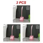 Toilet Brush Two-Sided Design Brush Head Two-Way Decontamination Arc Curve House