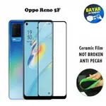 鋼化玻璃 OPPO RENO 5 F FULL COVER FULL SCREEN 陶瓷膜防刮花