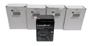Lot of (4) LumaPro 48H470 Rechargable Battery CP6-4.5(6V4.5Ah)