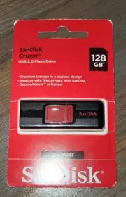 Sandisk Cruzer 128 GB USB 2.0 Flash Drive Black