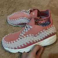 在飛比找Yahoo!奇摩拍賣優惠-NIKE FOOTSCAPE CHUKKA 杏粉 粉紅 編織