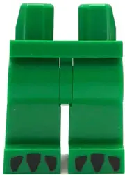 Lego New Green Monster Pants Legs Black Claws Pattern Piece