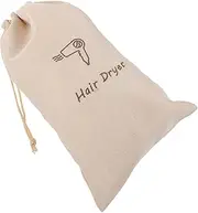 Portable Hair Dryer Bag Made of Burlap Drawstring Storage Pouch Travel Pouch for Hair Dryer Reusable