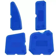 SILICONE CAULK Sealant Spreader Profile Applicator TILE GROUT TOOL 4 PCS SET UK