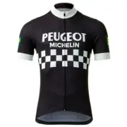 Retro Mens Peugeot Cycling Jersey Bicycle Jersey Bike Jersey Cycling Shirt Tops