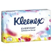 Kleenex Facial Tissue To Go Soft Pack x 60