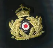 German WW1 Navy Officer's Cap Badge reproduction