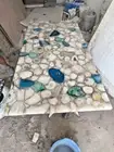 48"x36" White Agate Conference Office Meeting Table Modern Living Room Desk Deco