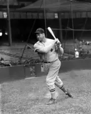 James E Foxx of the Boston Red Sox swinging a bat in 1938 Baseball Old Photo