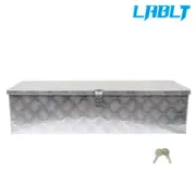 LABLT 39"×13"×10" Silver Aluminum Pickup Truck Trunk Bed Tool Box Storage Lock