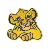 SIMBA Iron on / Sew on Patch Embroidered Badge Cartoon The Lion King Kids PT136