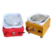 Electric Pottery Wheel Machine Mini DIY Clay Forming Detachable Washable Basin