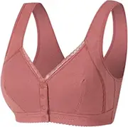 [Generic] Womens Workout Sports Bras Tank Top Bra with Front Button Sexy Bra Sports Bra Cotton