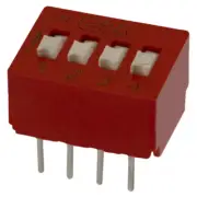 5pcs BD04 SWITCH SLIDE DIP SPST 100MA 5V