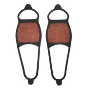 2Pcs Silicone Crampons Ice Grips Cleat Shoes Covers Spikes Snow Traction Cleats