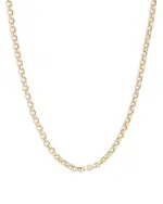 Adina Reyter 14K Yellow Gold Round Cable Link Chain Necklace, 17-18