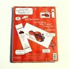 Cross Stitch Kit Red Hat "Rouge Chapeau" Eyeglass Case & Bookmark Set