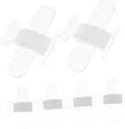 ABOOFAN 6Pcs Safety Sliding Door Lock Transparent Window Security Lock for Windows Patios Closets and Cabinets Essential Hardware for Proofing Your Home