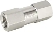 1 x Non-Return One Way Female NPT Threaded Connection Stainless Steel 316 Check Valve 3000psig(3/8")