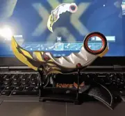 Valorant Weapon Champions Karambit Claw Knife Game Peripheral 16cm Metal Sword