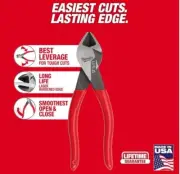 NEW Milwaukee MT506 6" Diagonal Dipped Grip Cutting Pliers