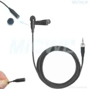 Black ME2 Lapel Microphone for Sennheiser G2 G3 G4 MKE2 Clip-On Wireless System