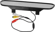 Car Rearview Mirror Display with Screen Av Input Backup Monitor Compact LCD for Easy Reversing Dual Video Inputs for Flexibility Car Accessories for Safe Driving